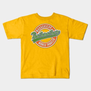 Madagascar backpacker world traveler Kids T-Shirt